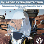 Motorcycle Windshield Windscreen For Harley Softail Dyna Glide Yamaha 7/8" 1"
