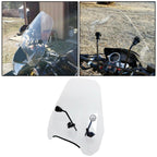 Motorcycle Windshield Windscreen For Harley Softail Dyna Glide Yamaha 7/8" 1"