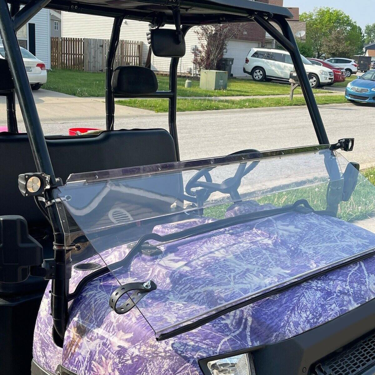 Flip Clear Windshield For Polaris Ranger 500 4x4/Ranger Crew 700/Ranger XP 700