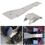 For Yamaha Banshee YFZ 350 Full Chassis Glide & Swing Arm Skid Plate Gaurd Combo