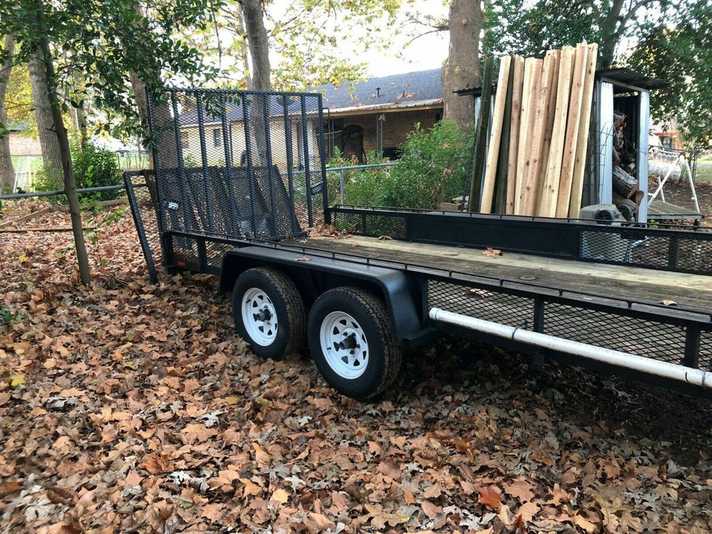 Dual Tandem Axle Trailer Fenders 72-7/8"x10-1/4"x13" (Fit 13"-15" Tires) - 2 PCS