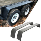Dual Tandem Axle Trailer Fenders 72-7/8"x10-1/4"x13" (Fit 13"-15" Tires) - 2 PCS