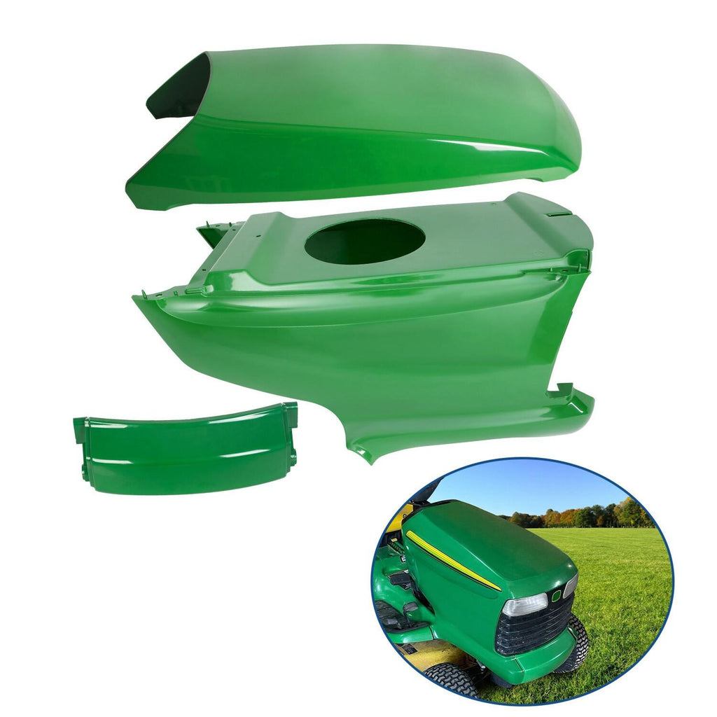 For John Deere LT133 LT155 LT166 LTR155 LTR166 Upper Lower Hood & Bumper Hinge