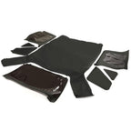 Black replacement Soft Top Tinted Windows FOR Jeep Wrangler TJ 1997-2006