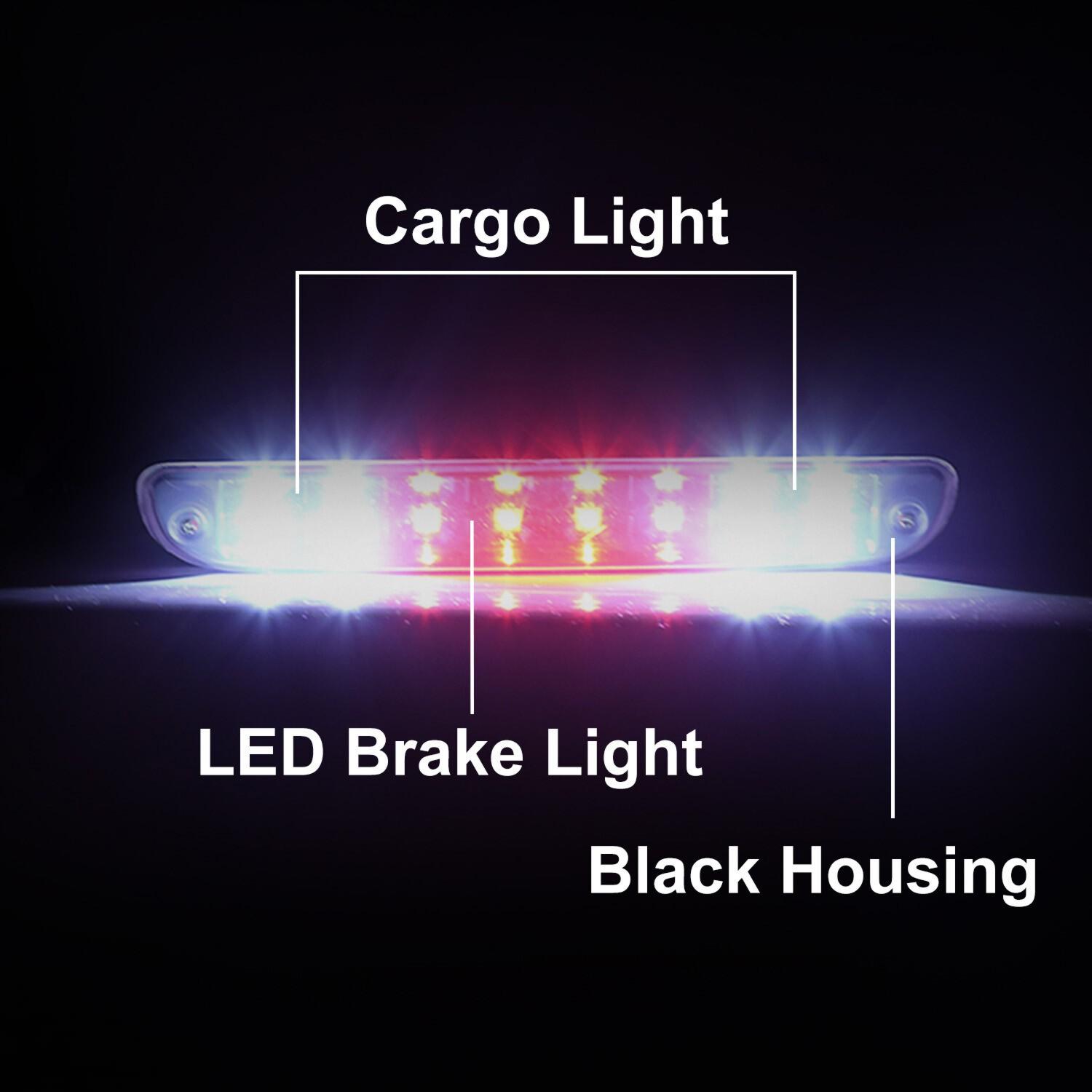For 99-15 16 Ford F250 F350 F450 F550 Super Duty LED 3rd Brake Light Cargo Lamp