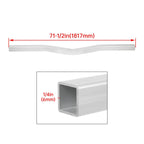3x3x71.5" Boat Trailer Cross-Member Square Tube Bar V-Bend Crossbar Crossmember