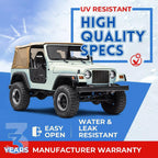For Jeep Wrangler TJ Soft top Replacement, 1997-2006, Tinted Windows