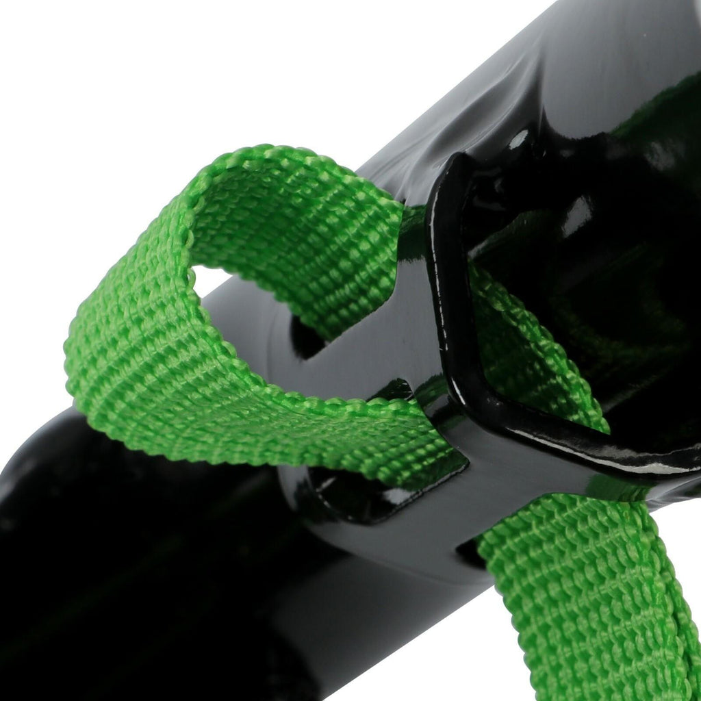 For Kawasaki KFX450R 2008-2015 Nerf Bars Pro Peg Heel Guard Black Nerf Green Net