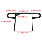 For Yamaha Raptor 660 660R 2001-2005 / YFZ450 Rear Wide Bumper Grab Bar Black