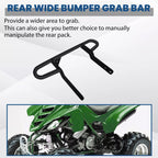 For Yamaha Raptor 660 660R 2001-2005 / YFZ450 Rear Wide Bumper Grab Bar Black