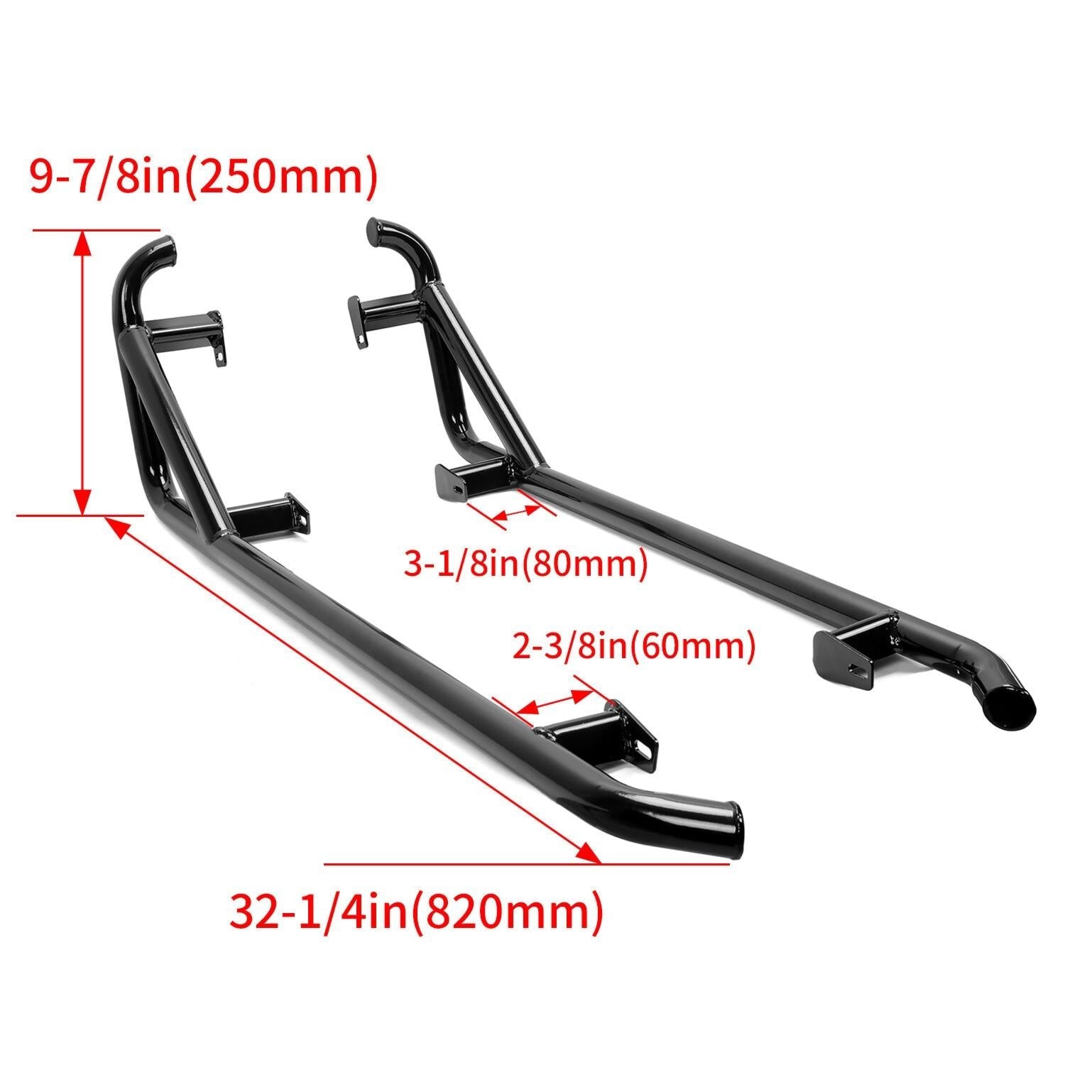Side Nerf Bars Rock Sliders For 14-23 Polaris RZR XP 1000 Trail 900S Turbo