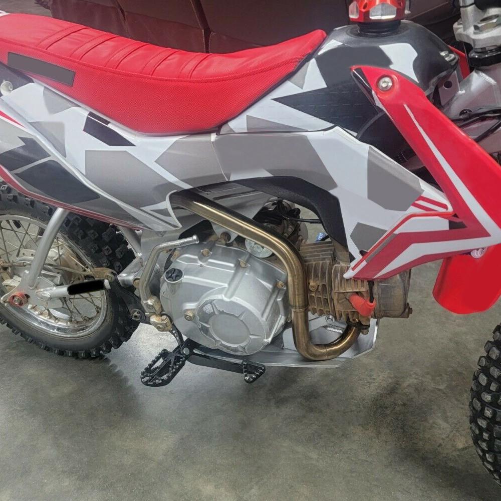 For 2013-2024 Honda CRF110F Aluminum Skid Plate Engine Guard Protector