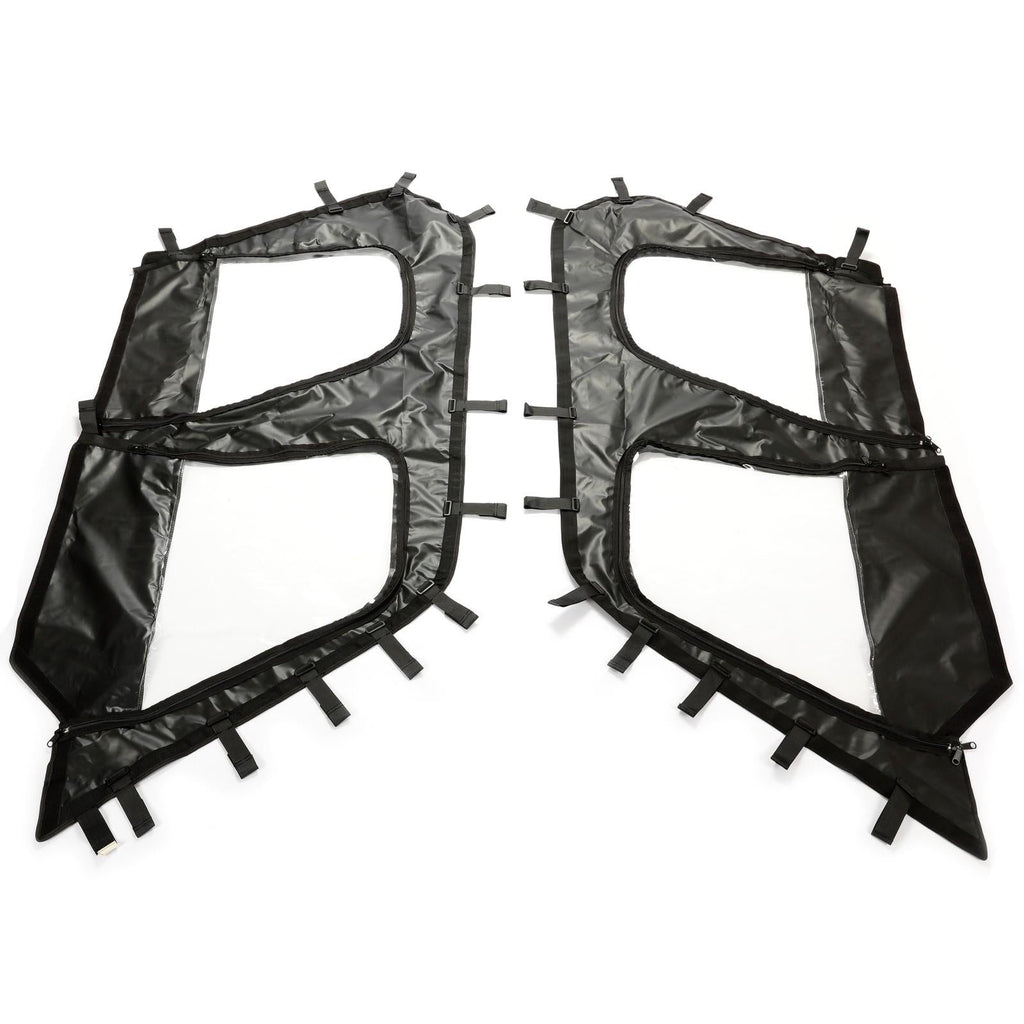 Soft Doors Cab Enclosure Set For 2012-2022 Kawasaki Teryx4 4 seat UTV models