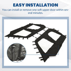 Soft Doors Cab Enclosure Set For 2012-2022 Kawasaki Teryx4 4 seat UTV models