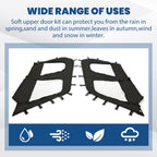 Soft Doors Cab Enclosure Set For 2012-2022 Kawasaki Teryx4 4 seat UTV models