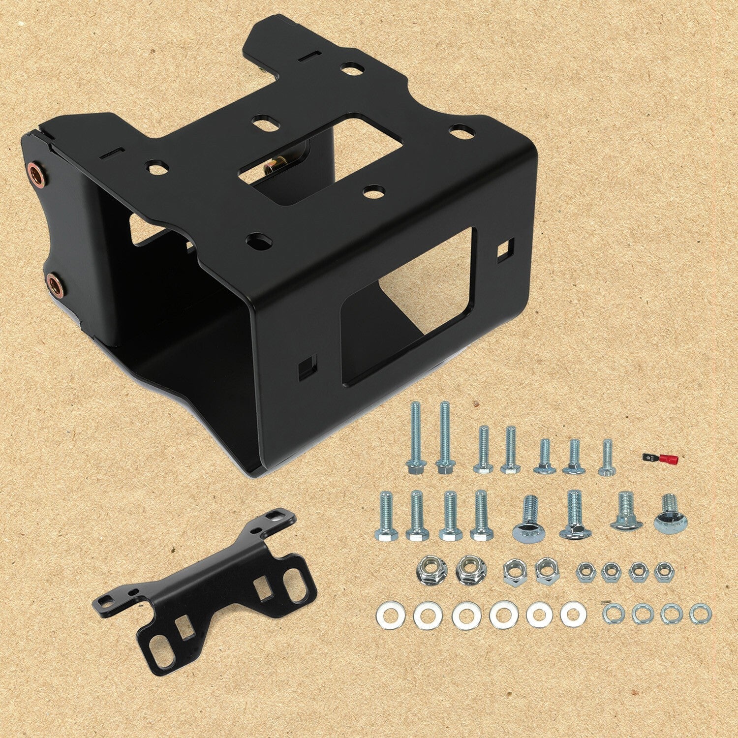 For Polaris Sportsman 400 450 500 550 570 800 850 ATV Winch Mount Plate Brackets