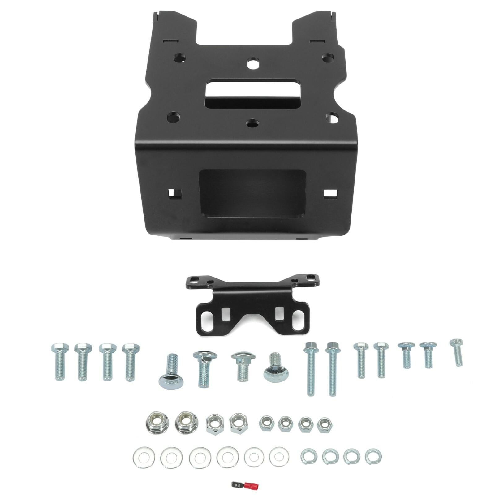 For Polaris Sportsman 400 450 500 550 570 800 850 ATV Winch Mount Plate Brackets