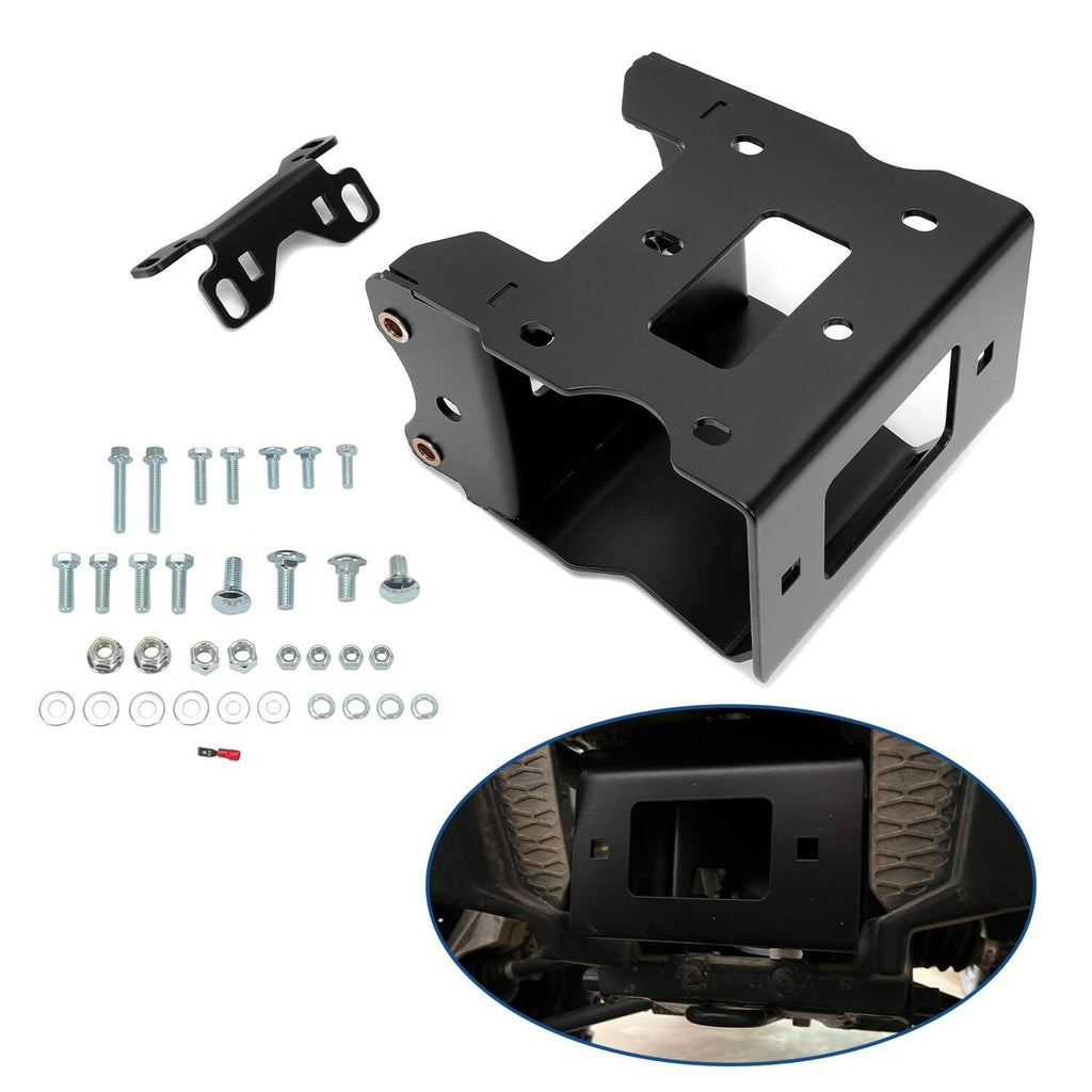 For Polaris Sportsman 400 450 500 550 570 800 850 ATV Winch Mount Plate Brackets