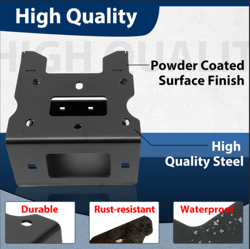 For Polaris Sportsman 400 450 500 550 570 800 850 ATV Winch Mount Plate Brackets