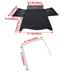 For 86-94 Suzuki Samurai Soft Top 98515 & Zippered Windows w/ Steel Support Bow