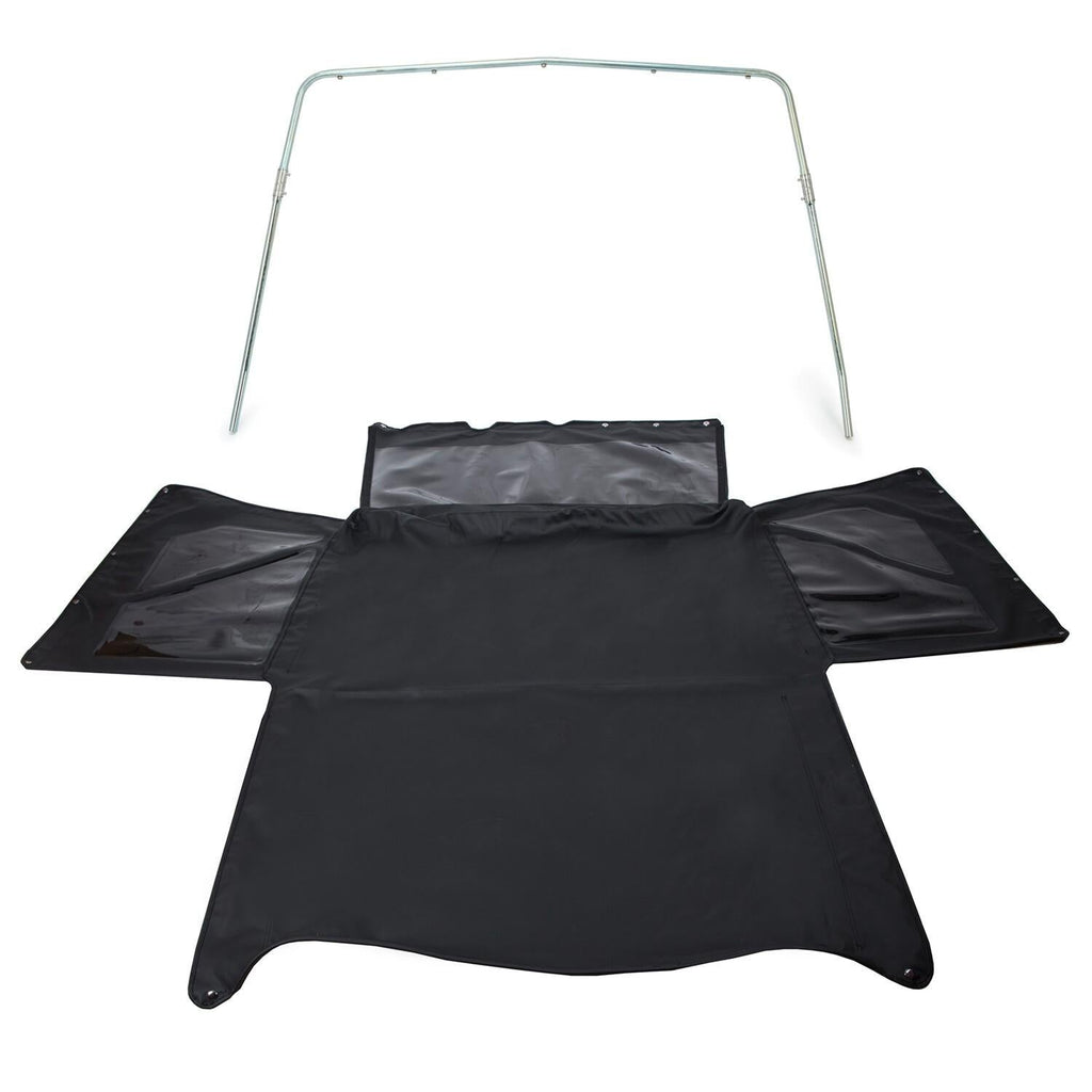 For 86-94 Suzuki Samurai Soft Top 98515 & Zippered Windows w/ Steel Support Bow