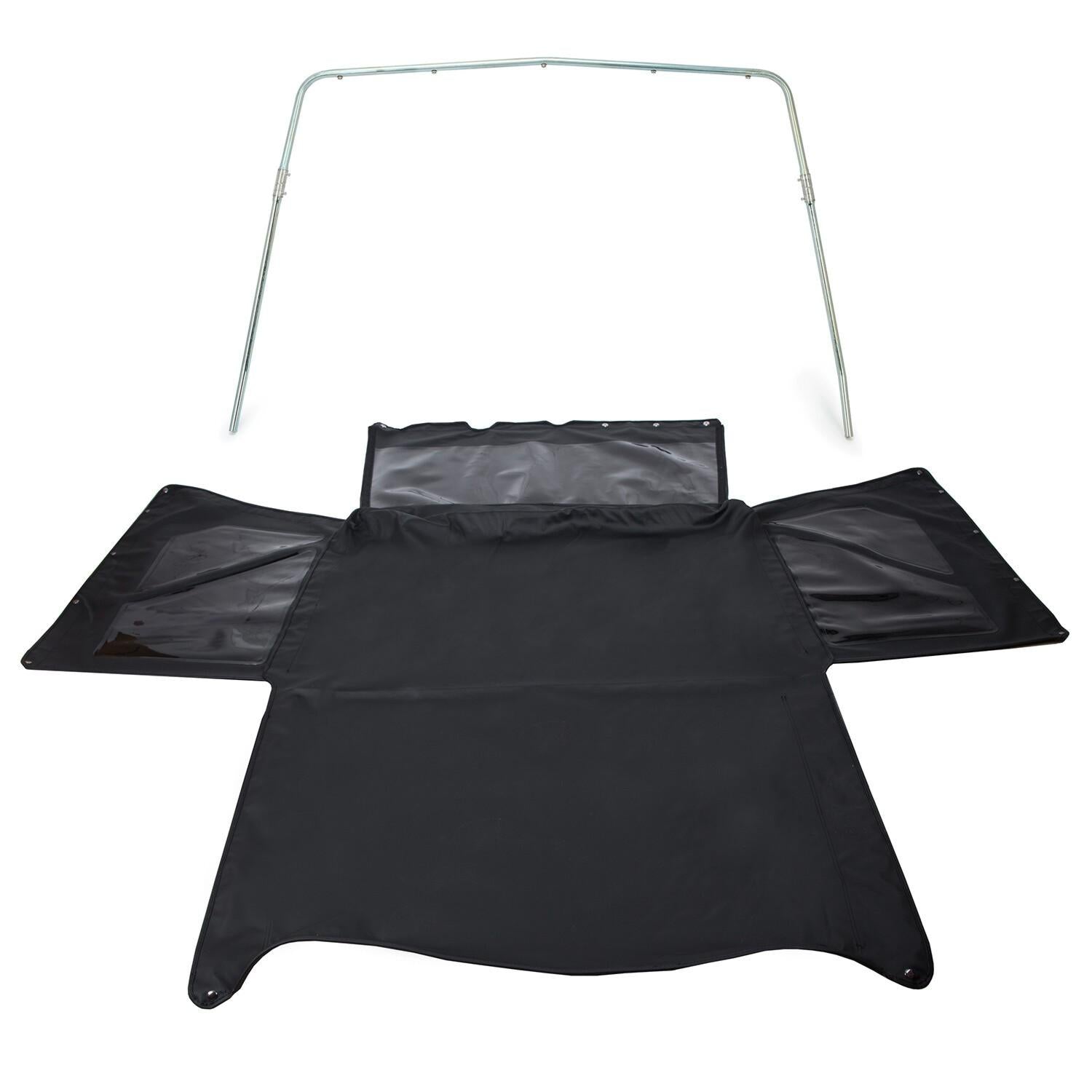 For 86-94 Suzuki Samurai Soft Top 98515 & Zippered Windows w/ Steel Support Bow