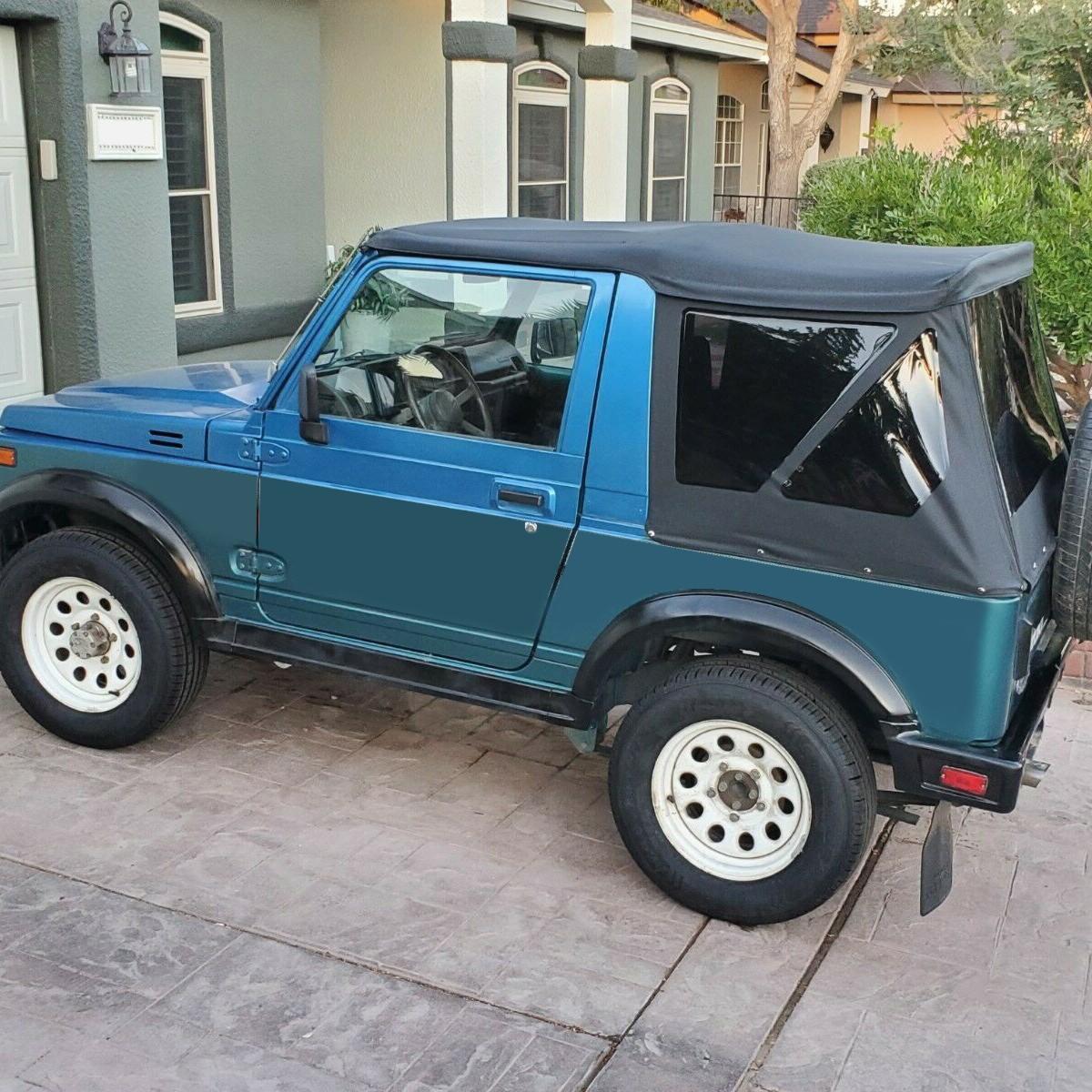 For 86-94 Suzuki Samurai Soft Top 98515 & Zippered Windows w/ Steel Support Bow