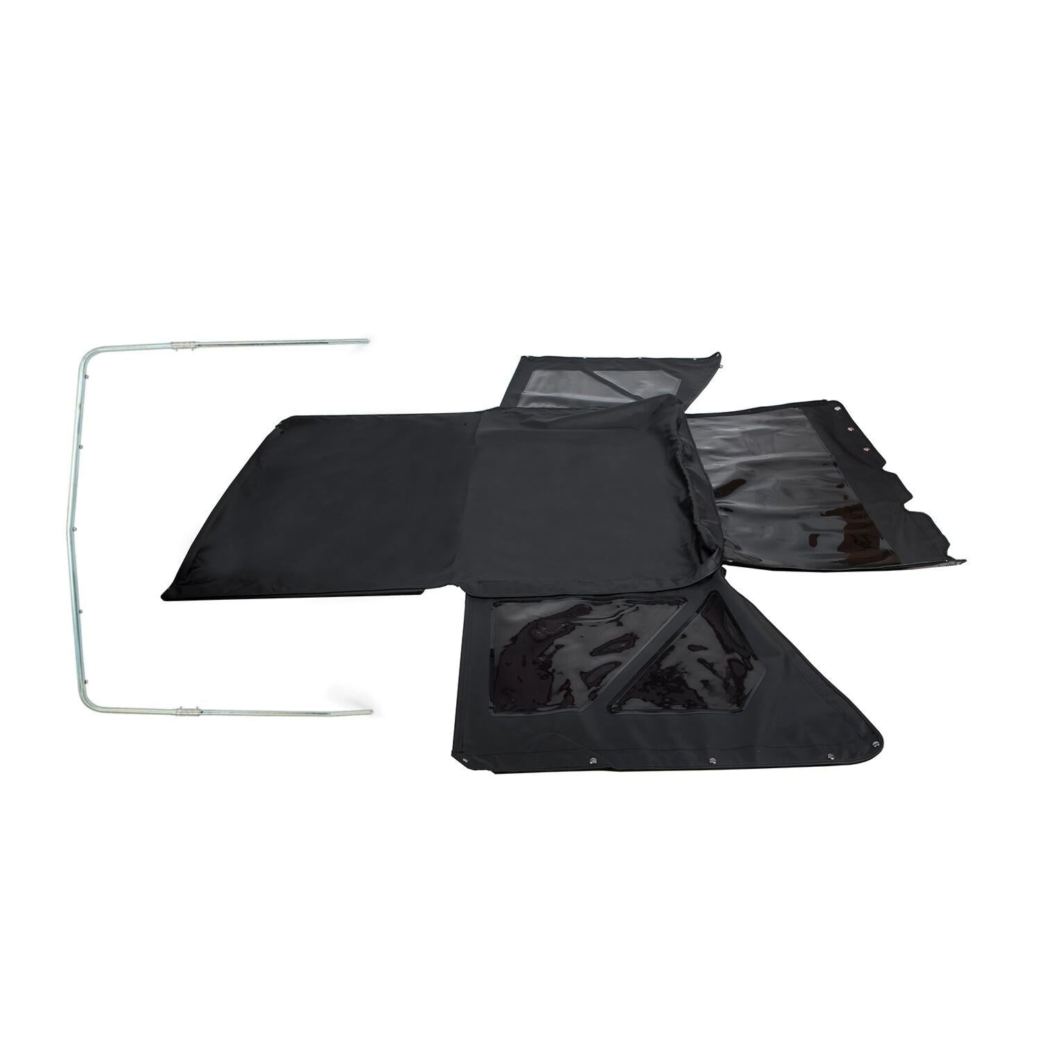For 86-94 Suzuki Samurai Soft Top 98515 & Zippered Windows w/ Steel Support Bow