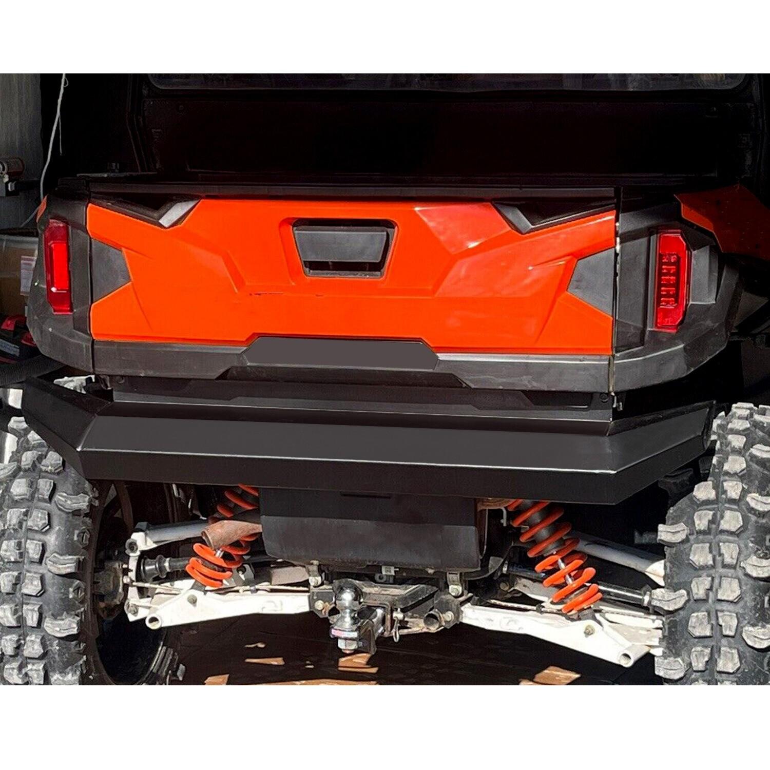 Heavy-Duty Steel Rear Bumper Powder Coated For 2016-2023 Polaris General XP 1000