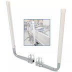 2PCS Boat Trailer 40" Zinc-Plated Guide On Post PVC Poles For Sailboat Trailer