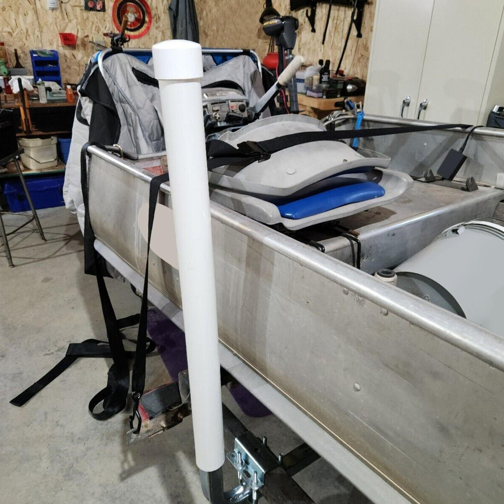 2PCS Boat Trailer 40" Zinc-Plated Guide On Post PVC Poles For Sailboat Trailer