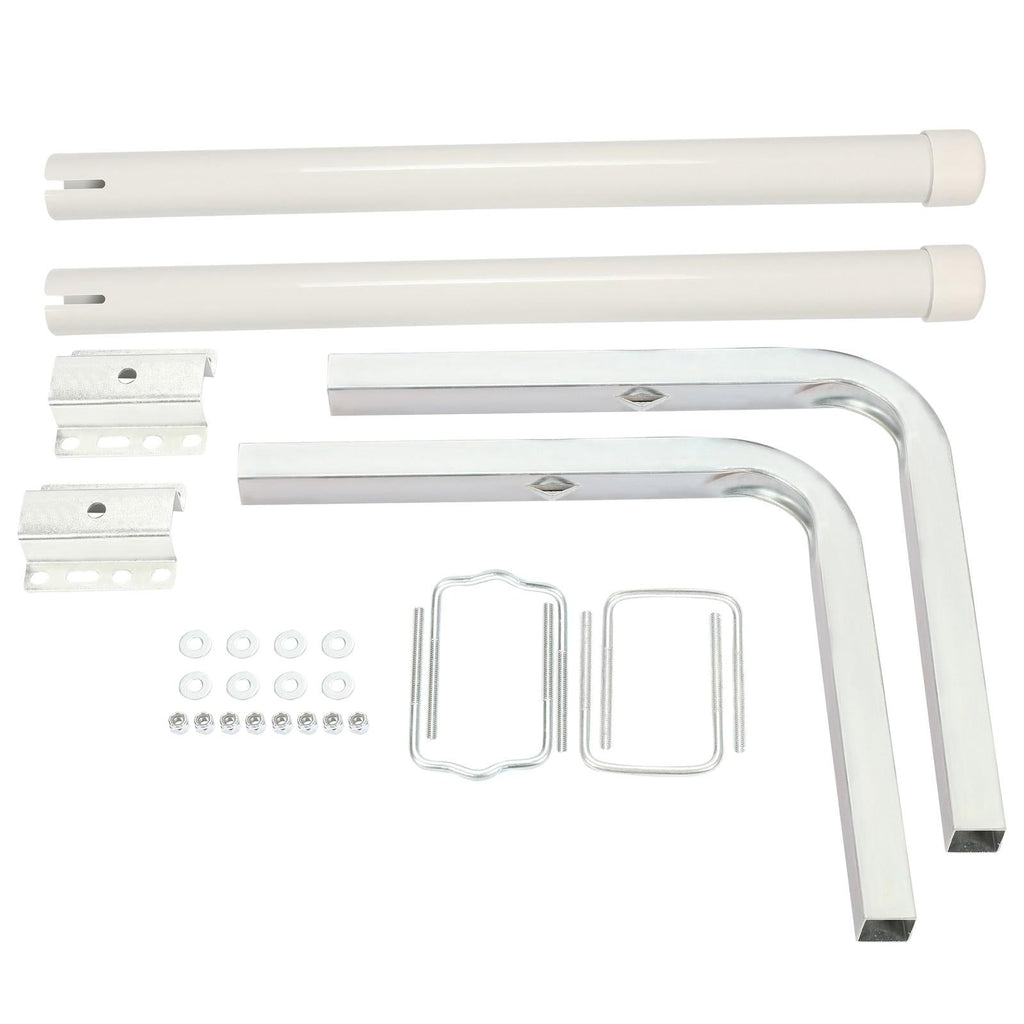 2PCS Boat Trailer 40" Zinc-Plated Guide On Post PVC Poles For Sailboat Trailer