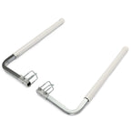 2PCS Boat Trailer 40" Zinc-Plated Guide On Post PVC Poles For Sailboat Trailer