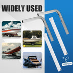 2PCS Boat Trailer 40" Zinc-Plated Guide On Post PVC Poles For Sailboat Trailer