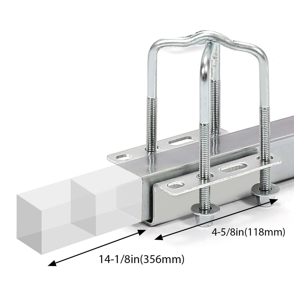 2PCS Boat Trailer 40" Zinc-Plated Guide On Post PVC Poles For Sailboat Trailer