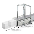 2PCS Boat Trailer 40" Zinc-Plated Guide On Post PVC Poles For Sailboat Trailer