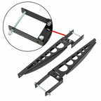 RV 4'' Square Rear Bumper Mounted Cargo Box Generator Tray Support Arms Bracket