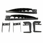RV 4'' Square Rear Bumper Mounted Cargo Box Generator Tray Support Arms Bracket