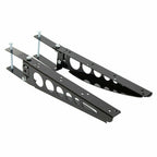 RV 4'' Square Rear Bumper Mounted Cargo Box Generator Tray Support Arms Bracket