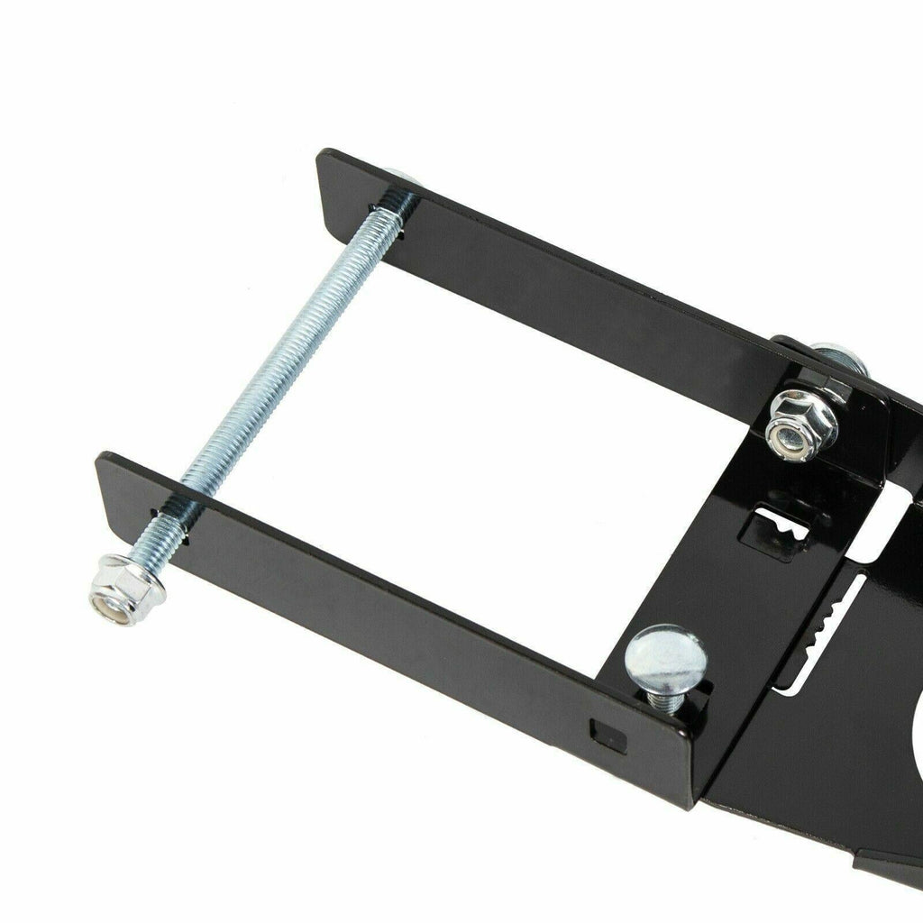 RV 4'' Square Rear Bumper Mounted Cargo Box Generator Tray Support Arms Bracket