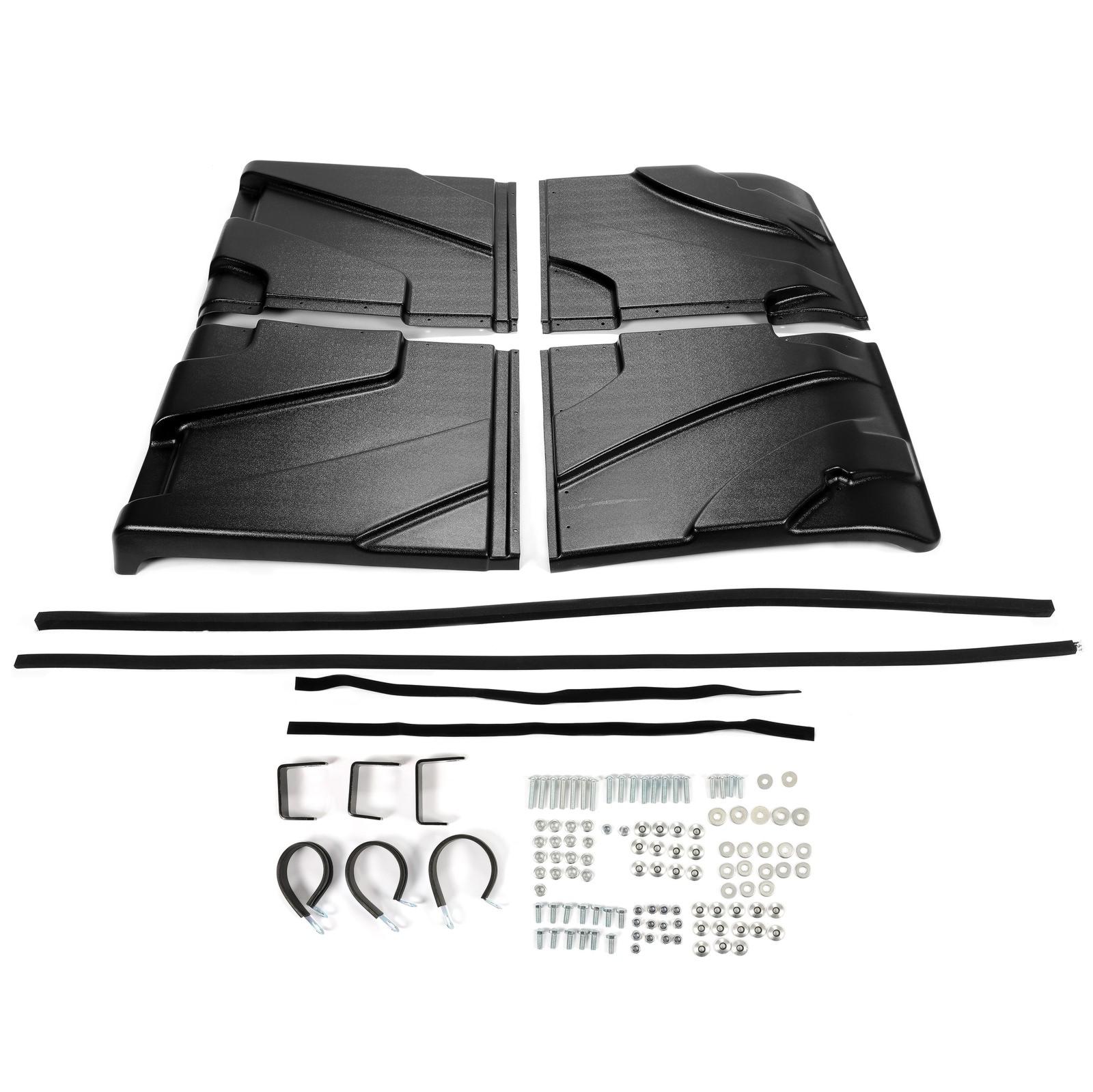 For Polaris Ranger XP 1000 900 Crew 2015-2024 Top Hard Roof UTV Black