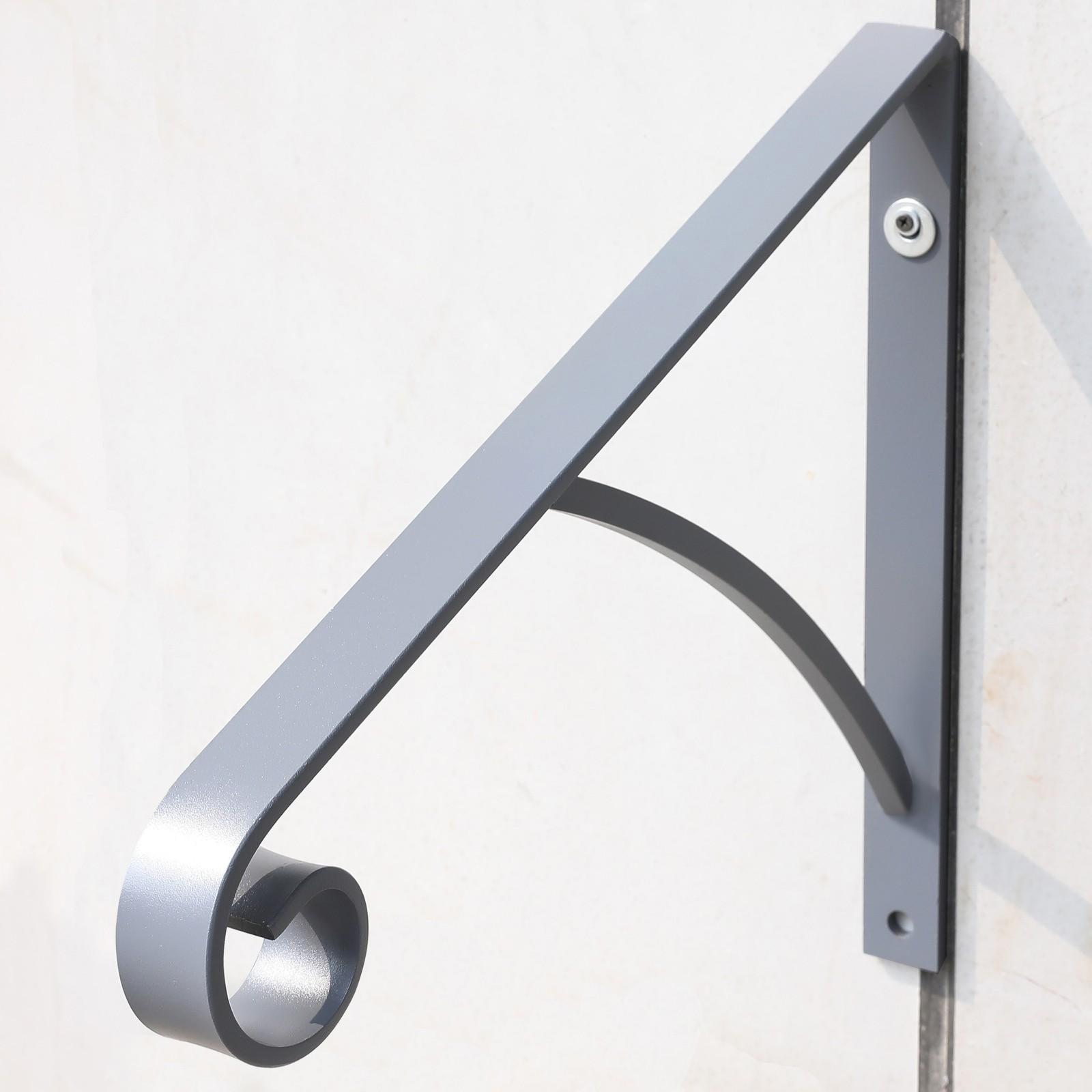 Steel Grab Rail Handrail Railing for 1-2 Steps Wall Mount Hand Rail Bar