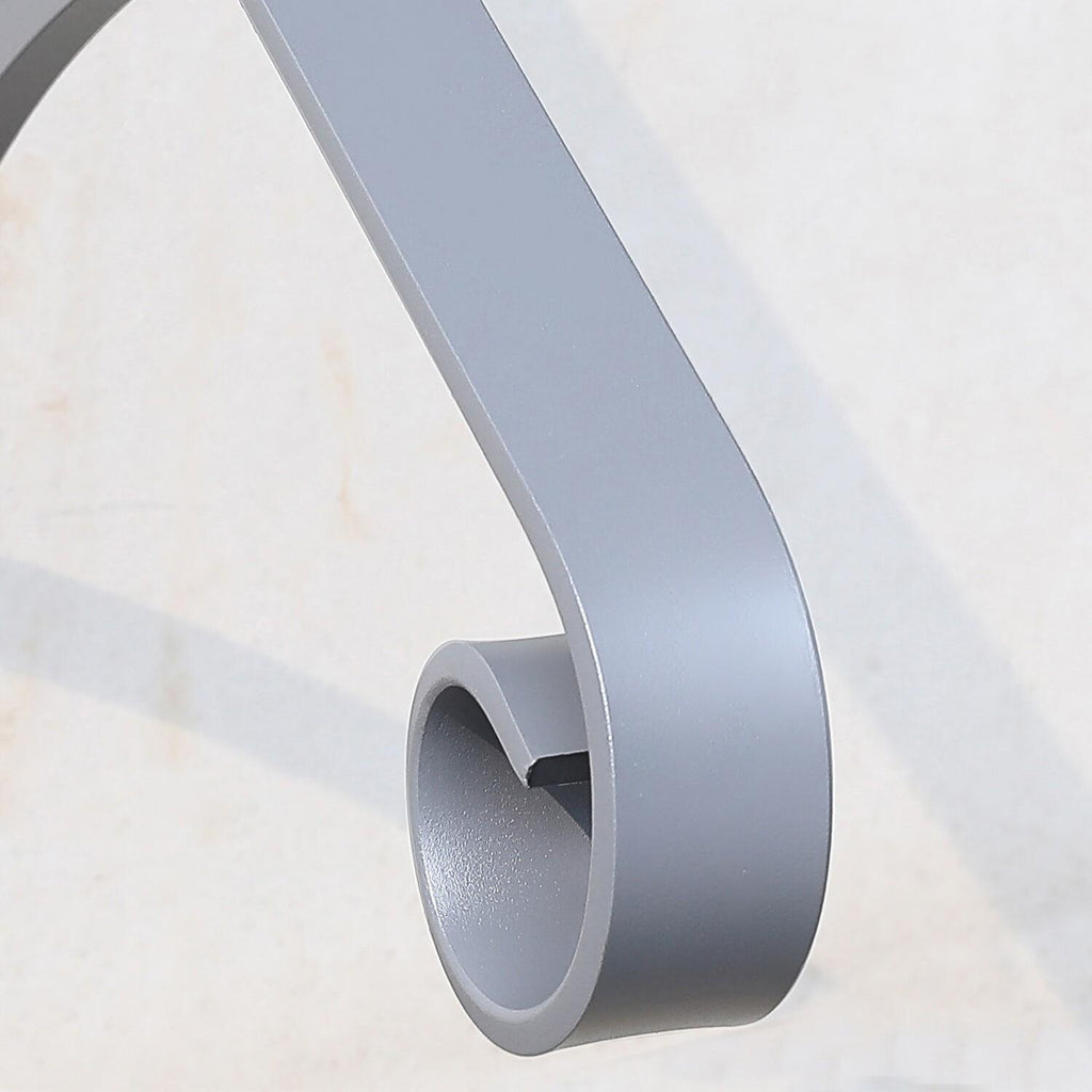 Steel Grab Rail Handrail Railing for 1-2 Steps Wall Mount Hand Rail Bar