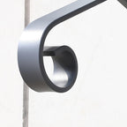 Steel Grab Rail Handrail Railing for 1-2 Steps Wall Mount Hand Rail Bar