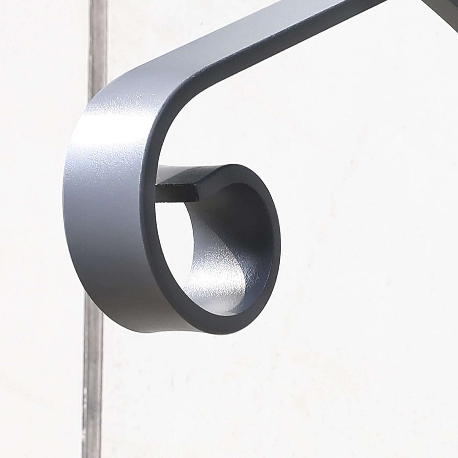 Steel Grab Rail Handrail Railing for 1-2 Steps Wall Mount Hand Rail Bar
