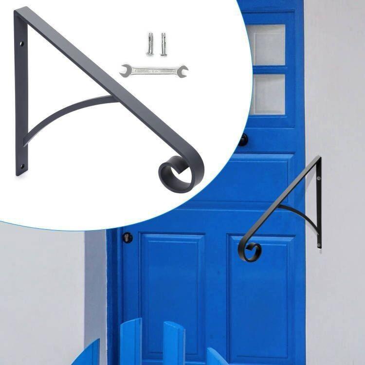 Steel Grab Rail Handrail Railing for 1-2 Steps Wall Mount Hand Rail Bar