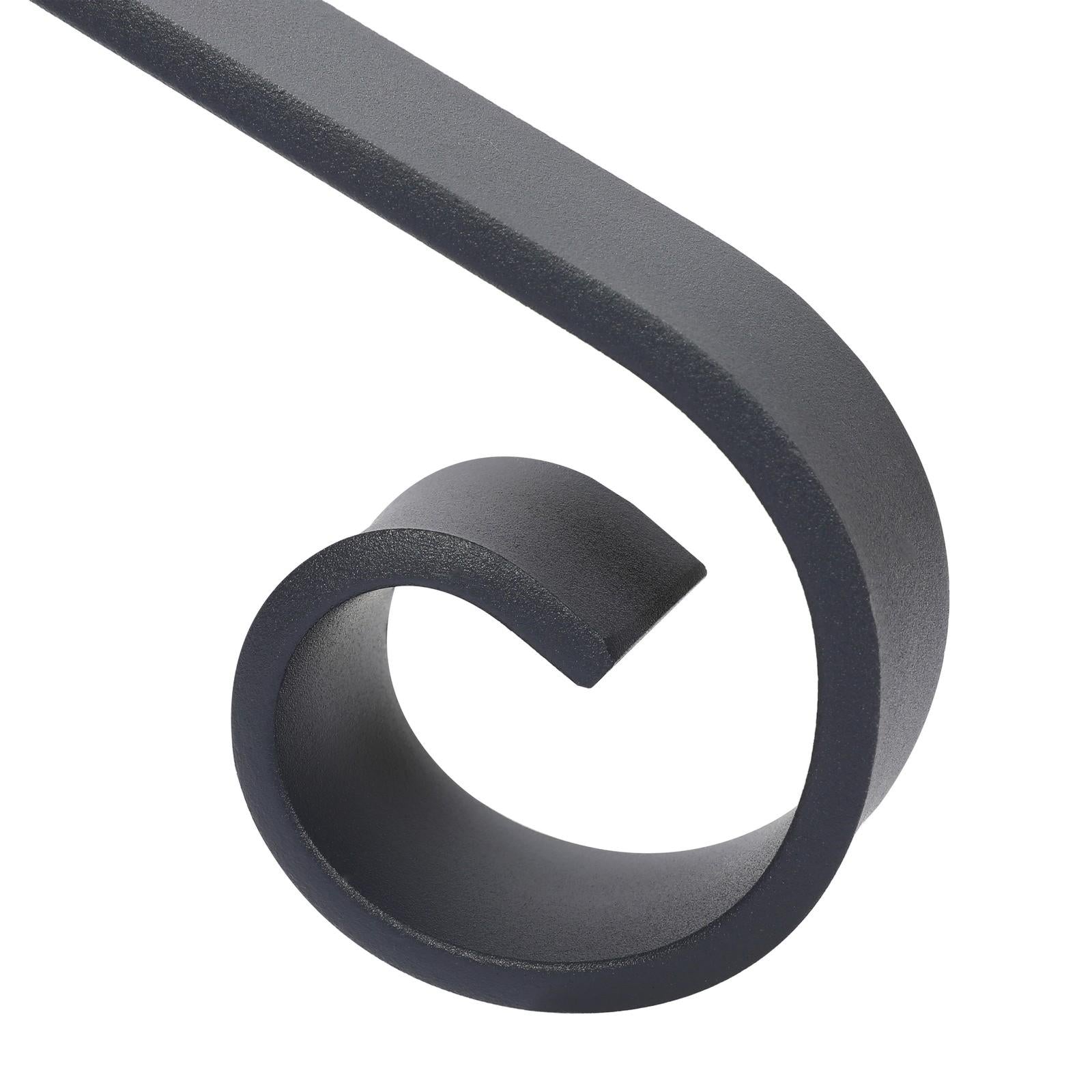 Steel Grab Rail Handrail Railing for 1-2 Steps Wall Mount Hand Rail Bar
