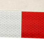 24"x3" Mud Flap Hanger Reflector Plates W/Reflective Tape For Truck Trailer