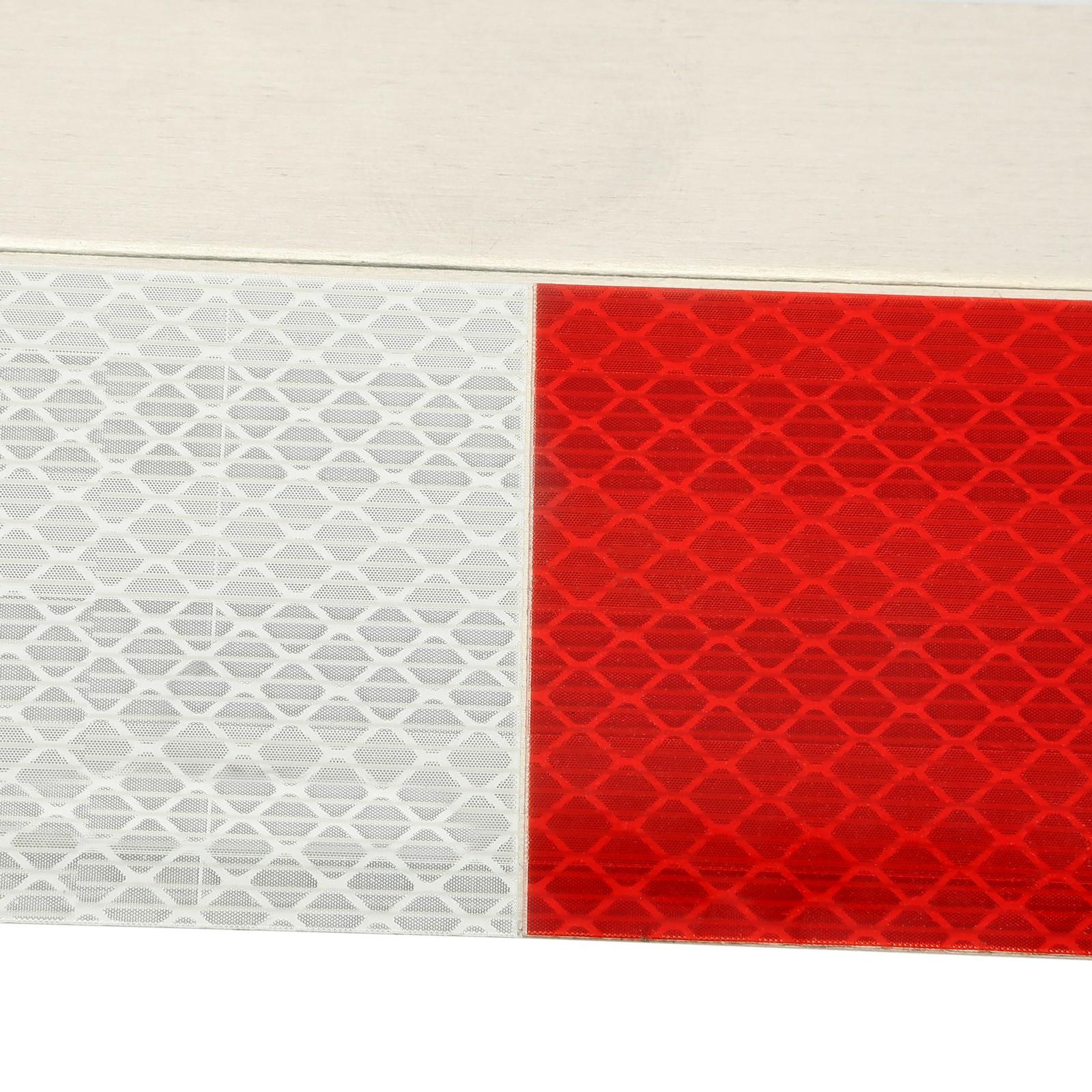 24"x3" Mud Flap Hanger Reflector Plates W/Reflective Tape For Truck Trailer