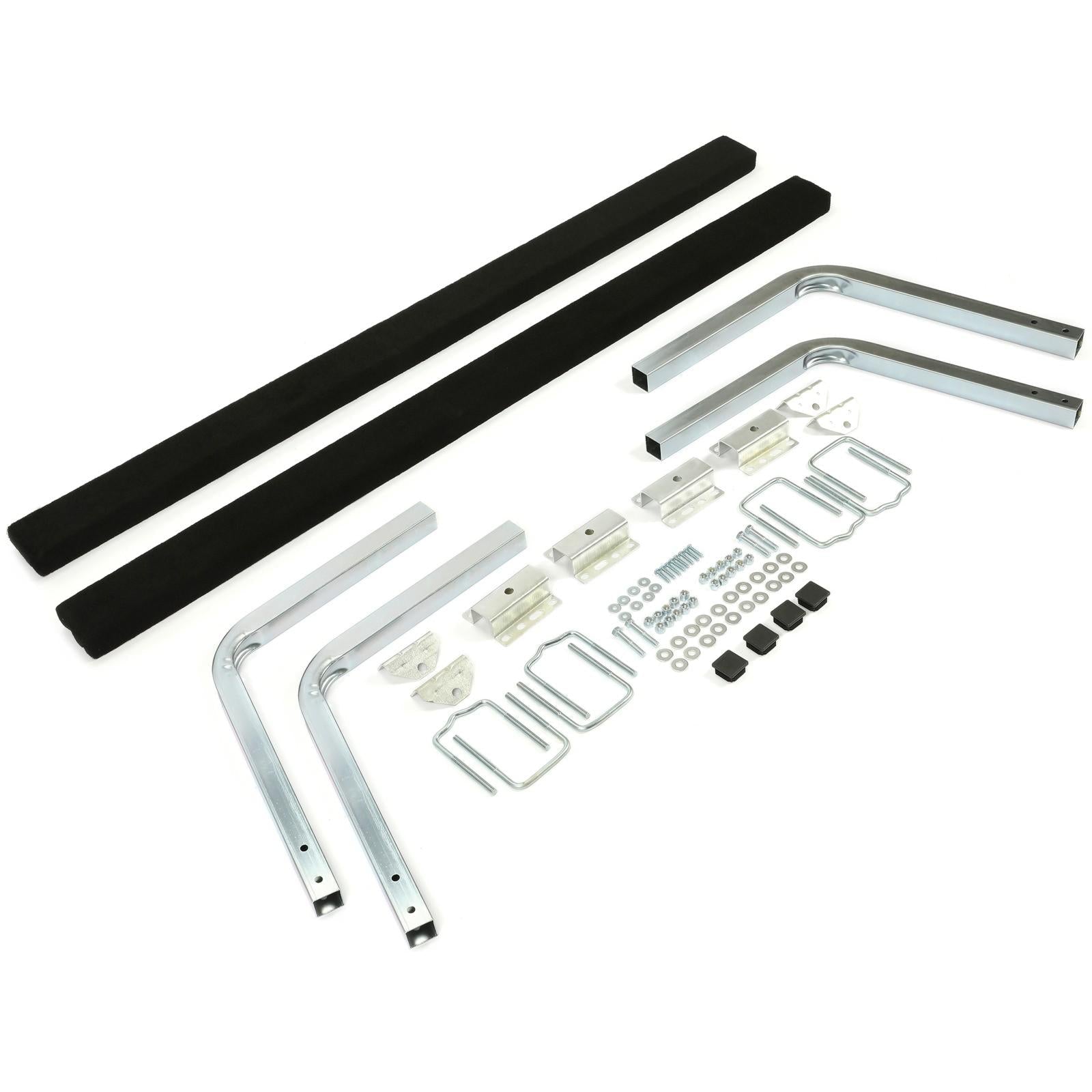 Boat Trailer Bunk Board Guide-On 5' Feet Rail Makes Loading Boat w/Brackets Kit